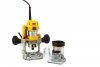 Frezarka górnowrzecionowa DeWALT D26204K 8 mm ze zmienną prędkością, 900 W zestaw z wymiennymi stopami